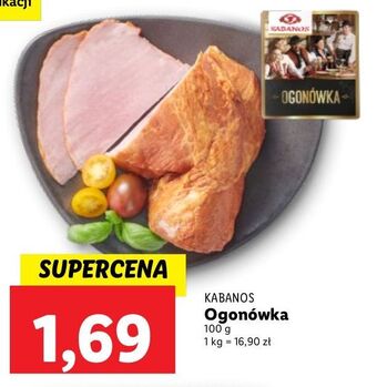Lidl Ogonówka parzona kabanos oferta