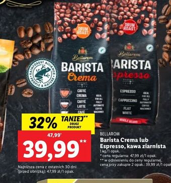Lidl Kawa bellarom barista espresso oferta