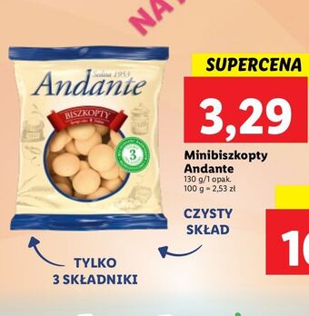 Lidl Biszkopty andante oferta