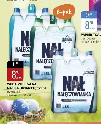 bi1 Woda mineralna Nałęczowianka 6x 1,5l oferta