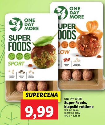 Lidl Klopsiki roślinne one day more oferta