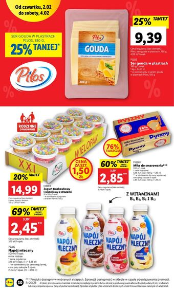 Lidl Napój czekoladowy pilos oferta