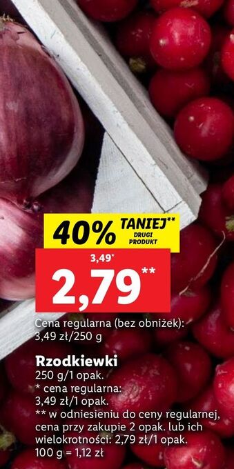 Lidl Rzodkiewka oferta