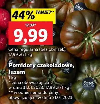 Lidl Pomidory czekoladowe oferta