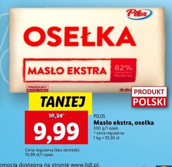 Lidl Osełka ekstra pilos oferta