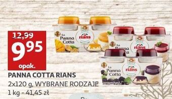 Auchan Panna cotta z jeżynami i czarną porzeczką rians oferta
