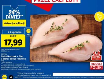 Lidl Filet z piersi kurczaka rzeźnik codzienna dostawa oferta