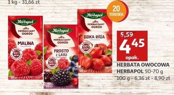 Auchan Herbata dzika róża herbapol herbaciany ogród oferta
