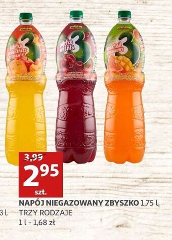 Auchan Napój zbyszko 3 cocktail witaminowy oferta
