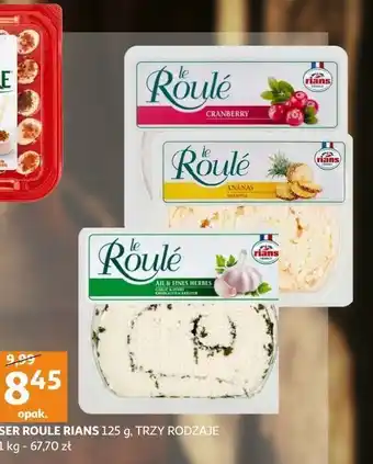 Auchan Ser le roule z ananasem rians oferta