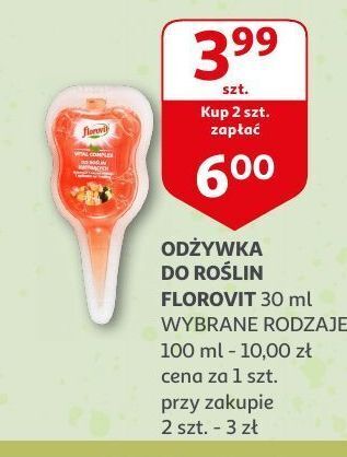 Auchan Odżywka do roślin kwitnących florovit oferta