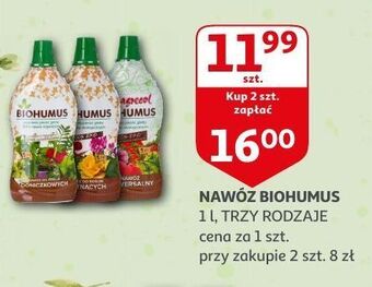 Auchan Nawóz do roślin kwitnących biohumus oferta