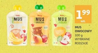 Auchan Mus jabłko-banan auchan różnorodne (logo czerwone) oferta