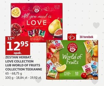 Auchan Herbata love collection teekanne love oferta