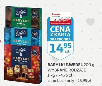 Baryłki o smaku whisky e. wedel