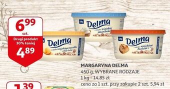 Auchan Margaryna delma extra o smaku wiejskiego masełka oferta
