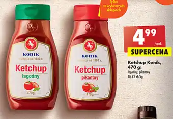 Biedronka Konik ketchup 470g oferta