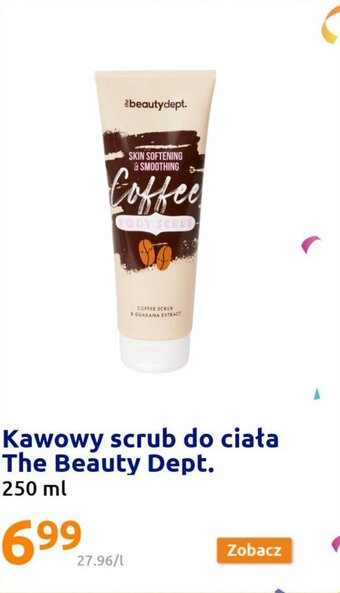 Action The Beauty Dept. Kawowy scrub do ciała 250ml oferta