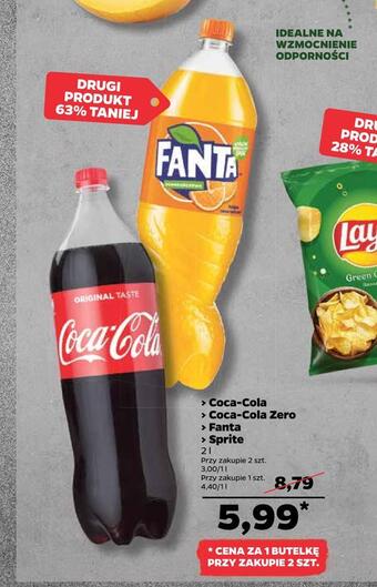Coca-cola > coca-cola zero > fanta > sprite