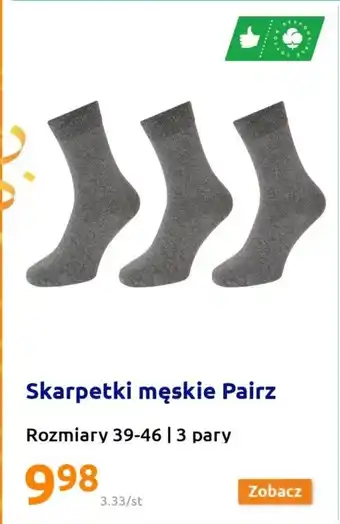 Action Pairz Skarpetki męskie Rozmiary 39-46 | 3 pary oferta