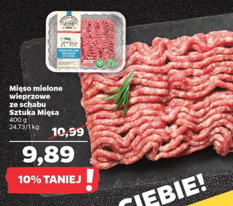 Netto Sztuka Mięsa Mięso mielone wieprzowe ze schabu 400g oferta