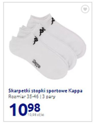 Action Kappa skarpetki stopki sportowe 35-46 3 pary oferta