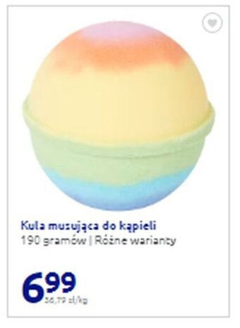 Action Kula musująca do kąpieli 190g oferta