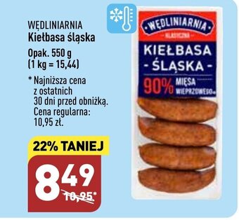 ALDI Wędliniarnia kiełbasa śląska 550g oferta