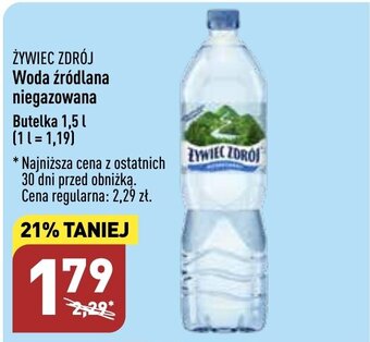 Żywiec Zdrój woda źródlana niegazowana 1,5l
