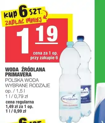 Spar Woda źródlana Primavera 1,5l oferta