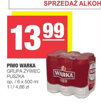 Spar Piwo Warka 6x500ml oferta