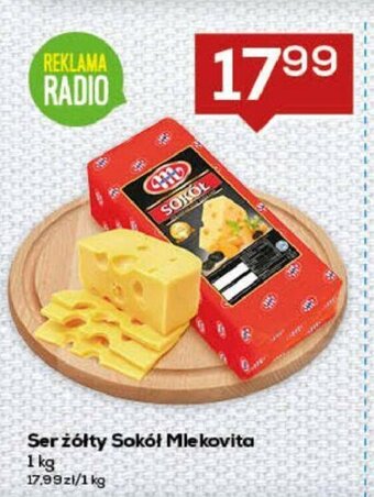 Lewiatan Ser żółty sokół Mlekovita 1kg oferta