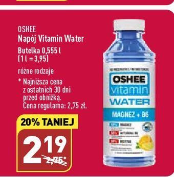 ALDI Napój magnez+b6 oshee vitamin water oferta