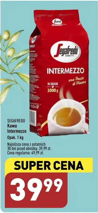 ALDI Segafredo kawa intermezzo 1kg oferta