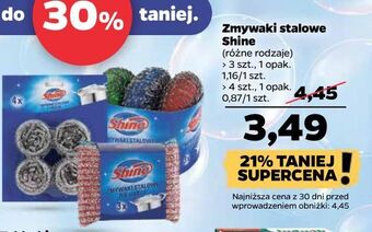 Netto Zmywaki stalowe spiralne shine classic oferta