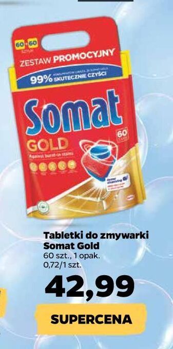 Tabletki do zmywarek somat gold