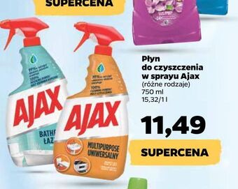 Netto Spray do czyszczenia łazienki ajax bathroom oferta