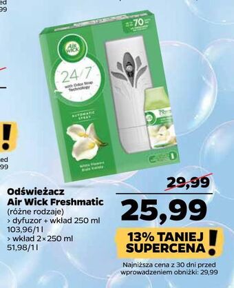 Netto Wkład białe kwiaty air wick freshmatic oferta