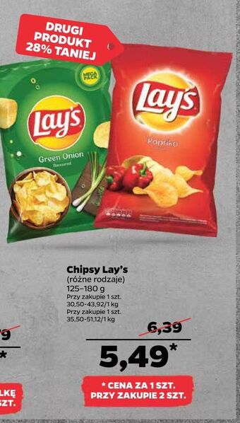 Netto Chipsy zielona cebulka lay's oferta
