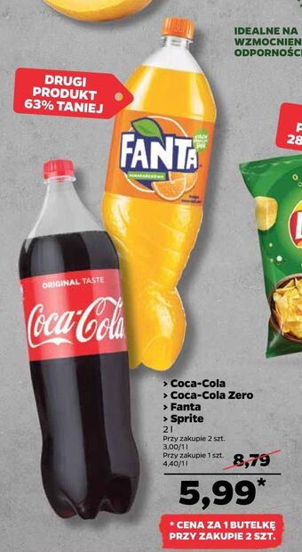 Netto Napój pomarańczowy fanta oferta