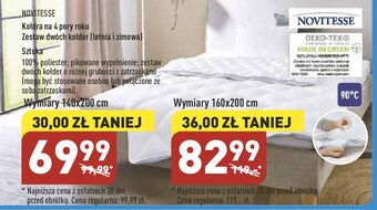 ALDI Kołdra na 4 pory roku 160 x 200 cm novitesse oferta