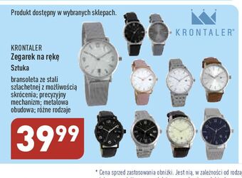 ALDI Zegarek damski krontaler oferta