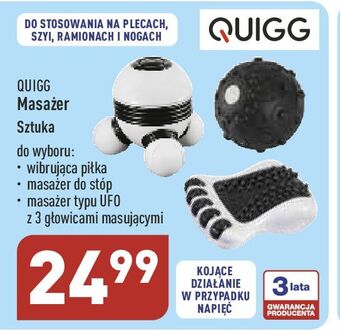Masażer typu ufo quigg