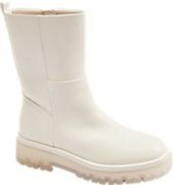 Deichmann Kremowe botki damskie w minimalistycznym stylu oferta