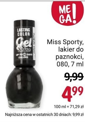 Lakier do paznokci miss sporty