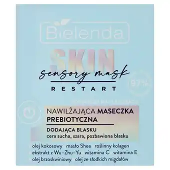 Rossmann Bielenda skin restart sensory mask nawilżająca maseczka prebiotyczna 50 ml oferta