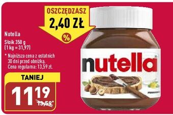 ALDI Krem czekoladowo-orzechowy nutella oferta