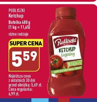 ALDI Ketchup pikantny pudliszki oferta
