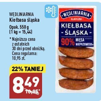 ALDI Kiełbasa ślaska wędliniarnia classic oferta