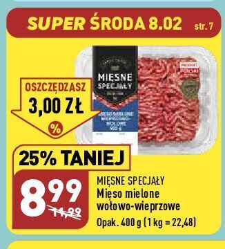 ALDI Mięso mielone wieprzowo wołowe mięsne specjały zawsze świeże (aldi) oferta